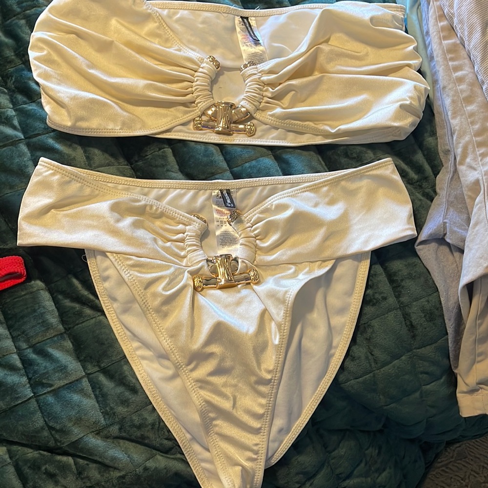Beautiful cream colored bikini